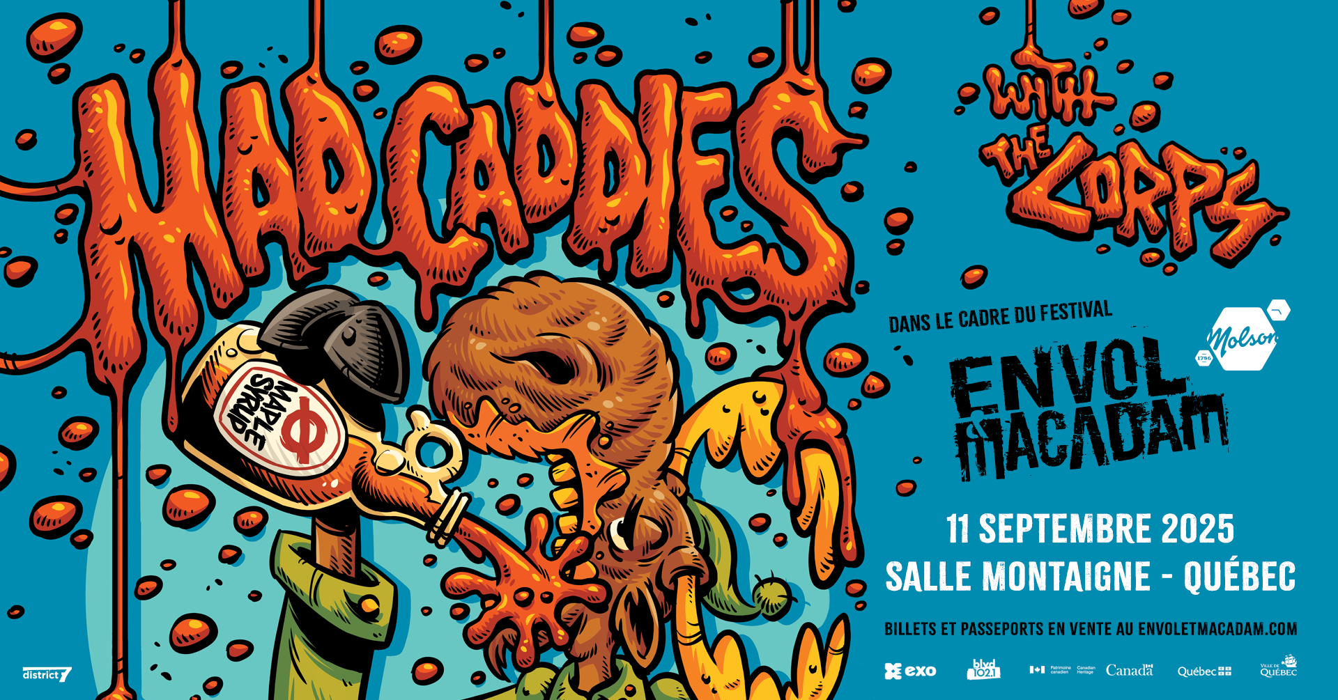 Envol et Macadam Présente : Mad Caddies + The Corps